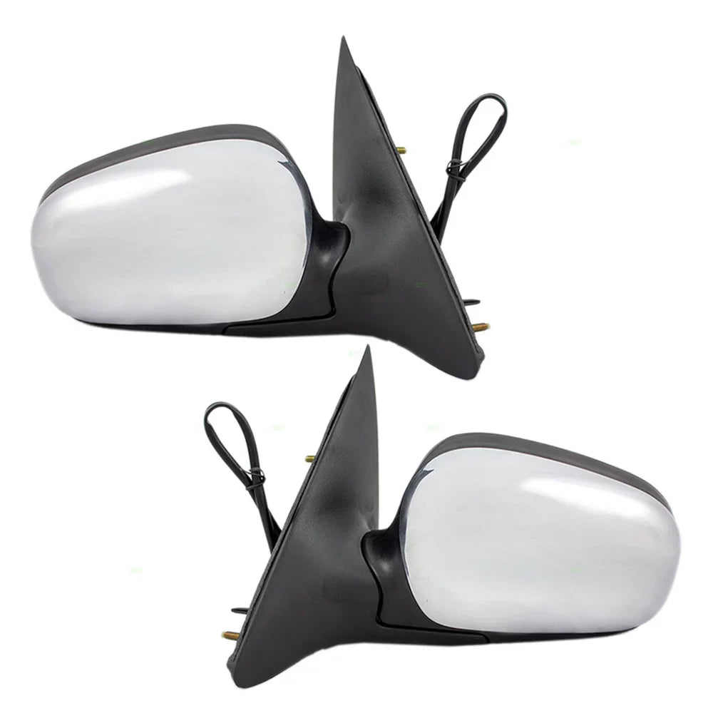 Marquis Driver View Side Compatible Passenger and 98-08 Upgrade 6W7Z17683AA Replacement 6W7Z17682AA Crown Grand Victoria Mirrors Chrome Performance Brock with with Power