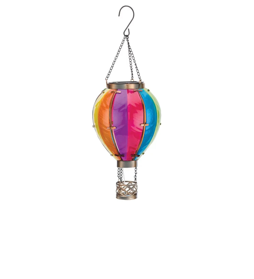 Lighted Regal Lantern, Light Solar Art LED exterior Air H - Hot Balloon