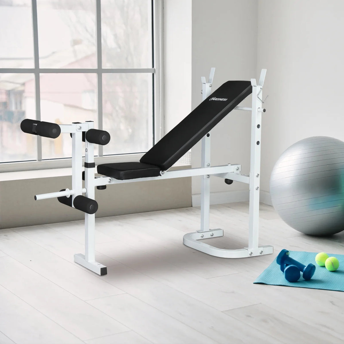 Winado Squat Adjustable Weight with Bench, Rack Olympic