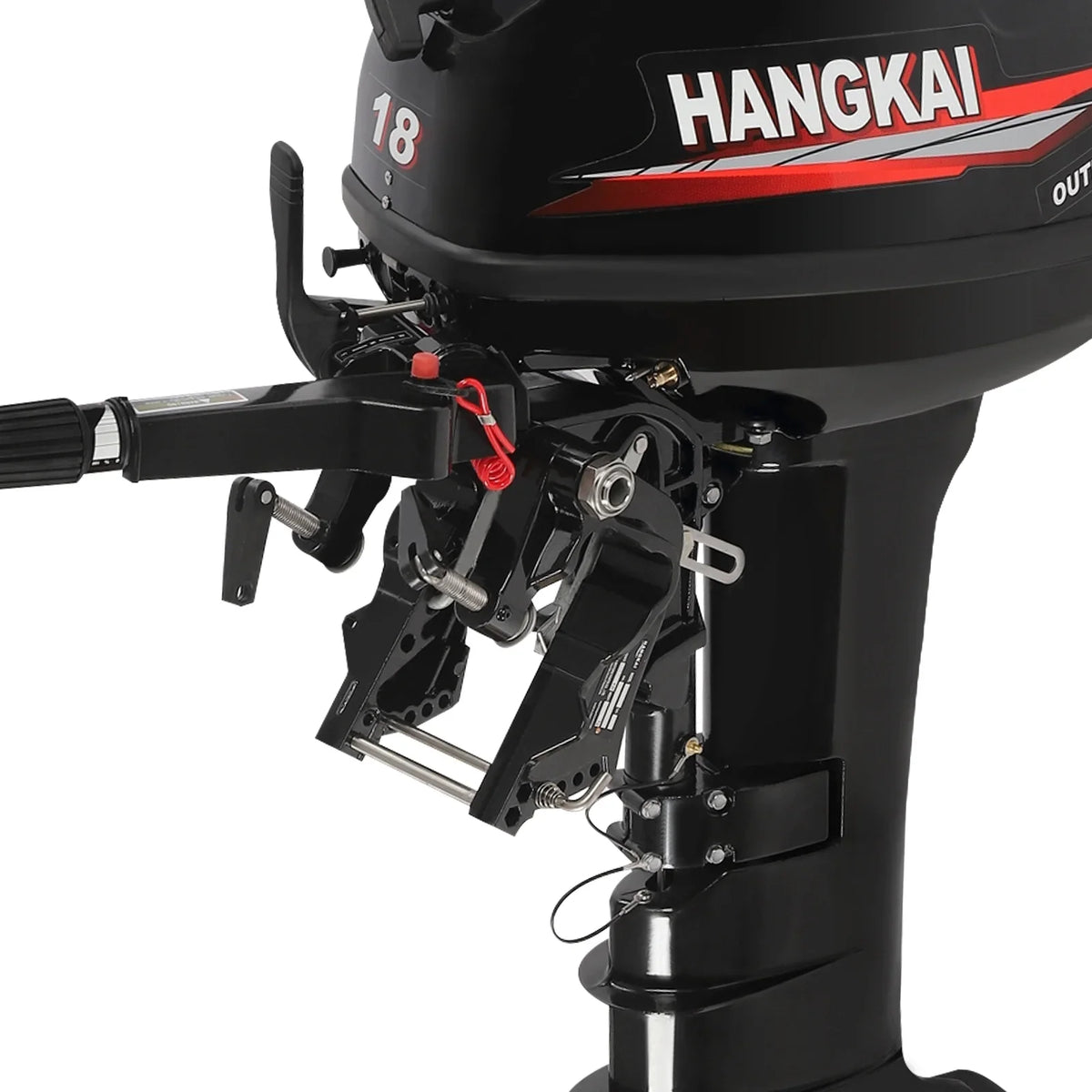 liquid Shaft HP System w/CDI 2 Boat Long Cooling 18 Aluminum Stroke Alloy Outboard Motor, Fishing Engine 246cc Wuzstar Motor Boat