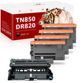 1x with DCP-L5500DN [4x MFC-L5900DW Drum]Compatible HL-L6200DWT + Use Replacement | Toner&Drum MFC-L5800DW Printers, TN-850 DR-820 HL-L6200DW black MFC-L5900DW Cartridge Toner