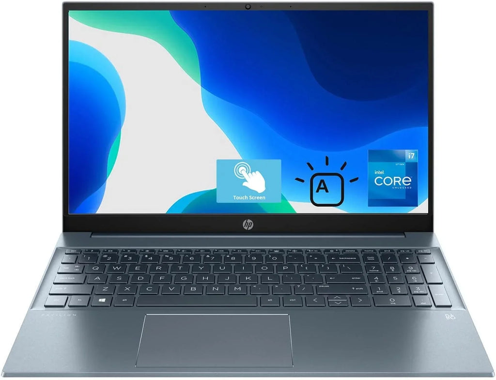 16GB PCIe Intel Home, 11 HP Restored Keyboard, HD RAM, 12th Backlit SSD, 15.6" 512GB i7-1255U, Blue DDR4 Core Laptop, Full Gen Windows Pavilion 6, (Refurbished) Bluetooth, Wi-Fi Touchscreen, HDMI,