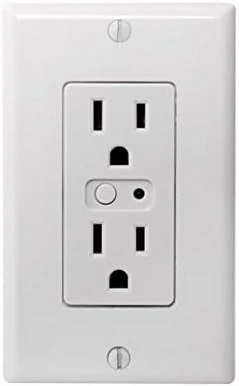 WO15Z-1 White Wall Z-Wave Gocontrol Single Outlet,