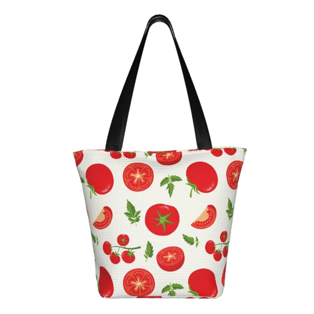 Fresh Handbags Women'S Capacity Tomato Red Bag,Shoulder Bag Shopping Hobos Large Lukts Tote Bag