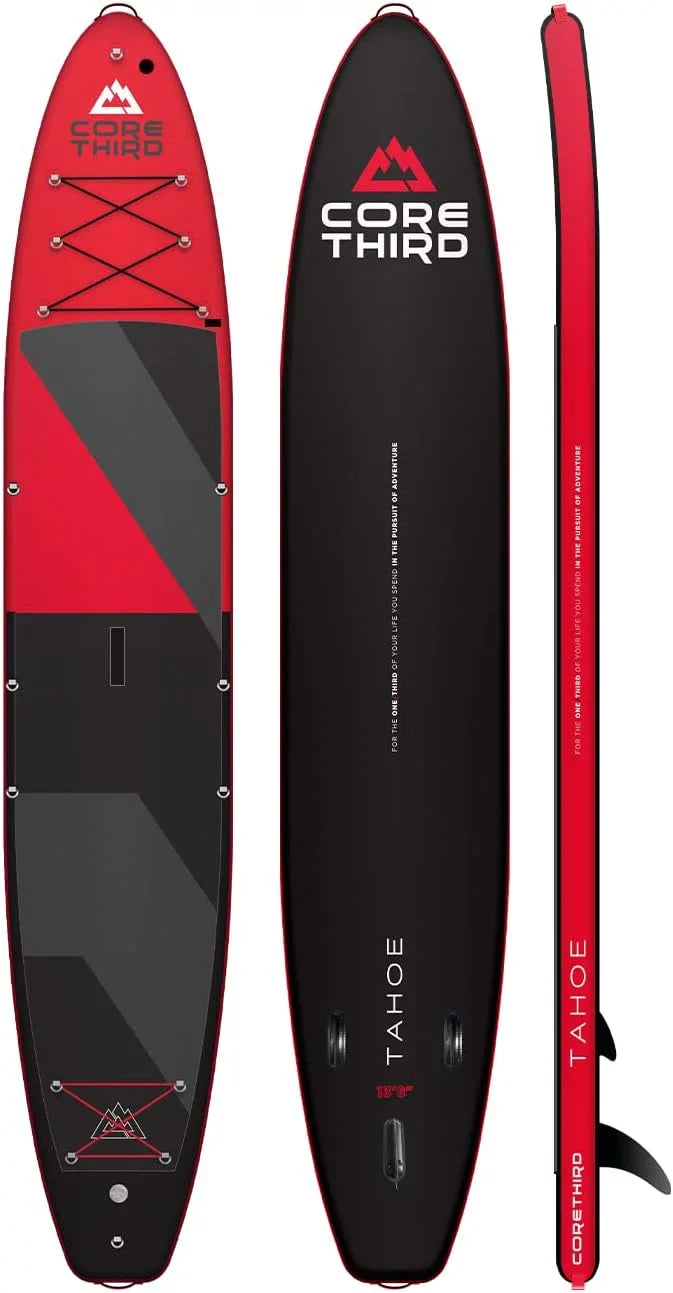 Kit Core Tahoe Inflatable and Lakes for Third 13'6" Complete Paddle with SUP Board Beaches