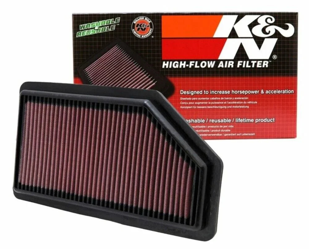 Filter: K&N 2011-2017 Replacement Premium, High Air 33-2461 (Odyssey), Filter: Engine Performance, Washable, HONDA