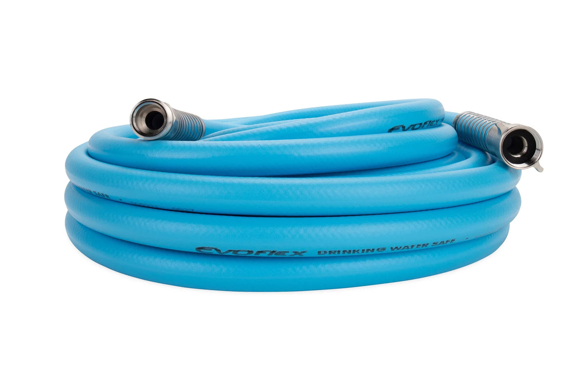 liquid or Phthalate-Free, Blue Lead-Free, Camco BPA-Free, (22793) Hose Drinking 50-Foot Camper/RV | EvoFlex