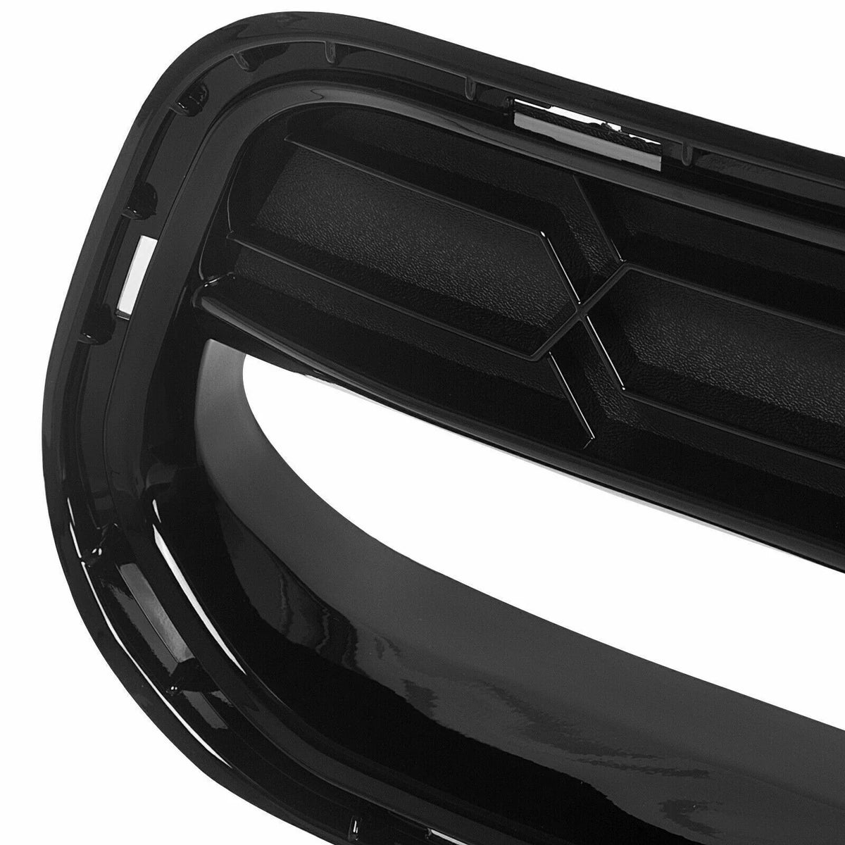 C7 Front Corvette Painted Cover Camera Bracket) Lower Kojem Z06 All Front Glossy Models (W/O design Black 2014-2019 Bumper Plastic Chevrolet Grille for