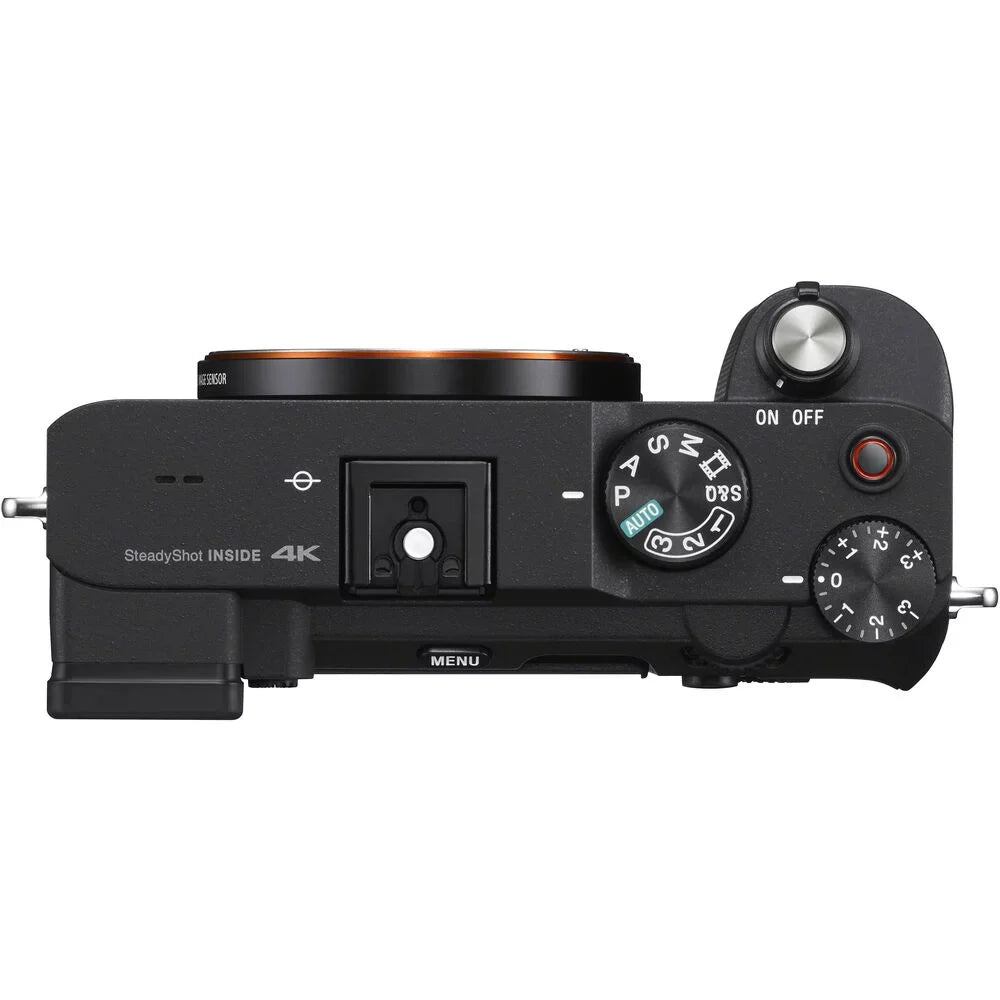 a7C (Black) +Flash- Mirrorless 28-60mm G Lens+24mm with Kit Lens Camera f/2.8