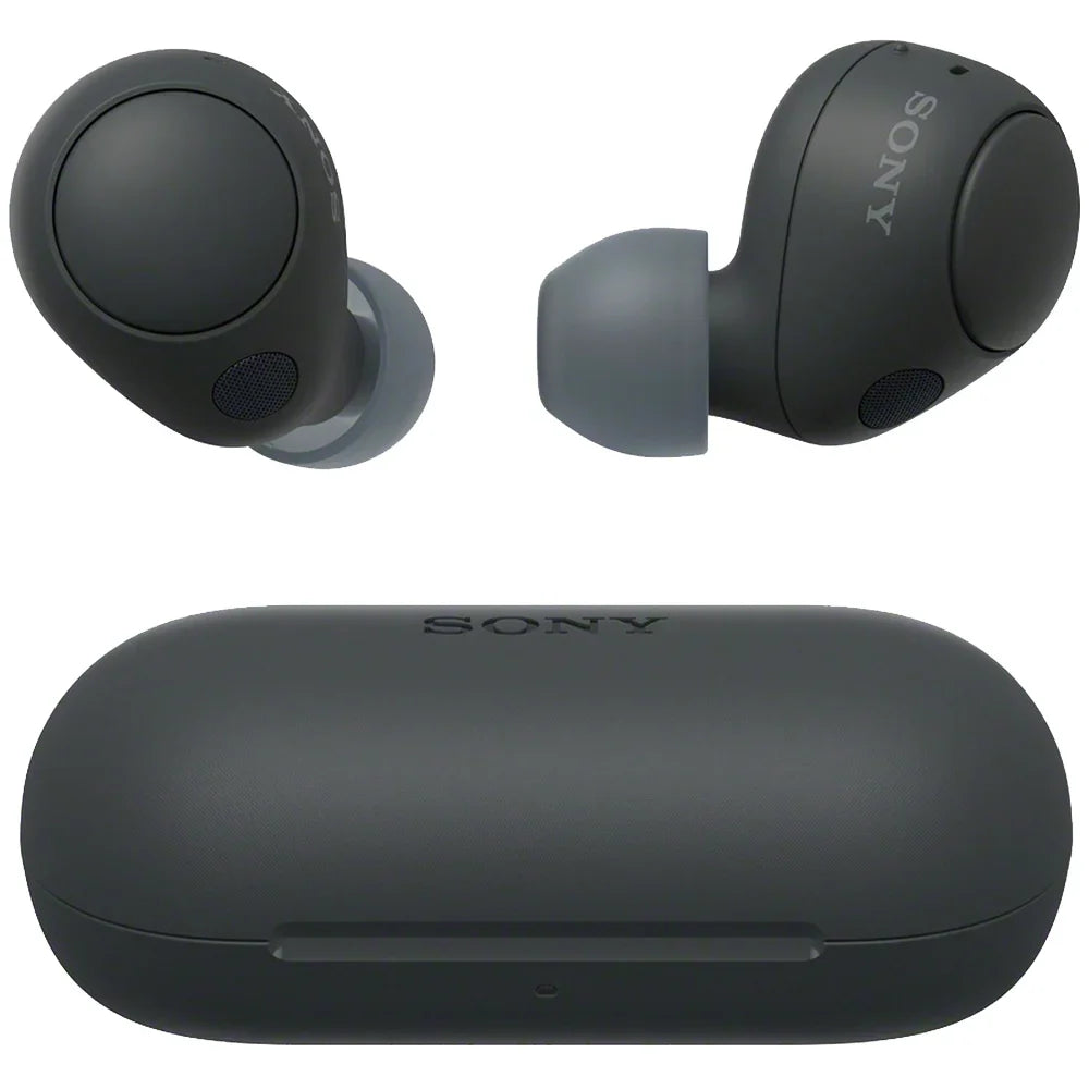 Earbud Mic Canceling Resistance, Black liquid IPX4 Truly with Open and WF-C700N in-Ear Box Headphones Wireless Bluetooth Noise