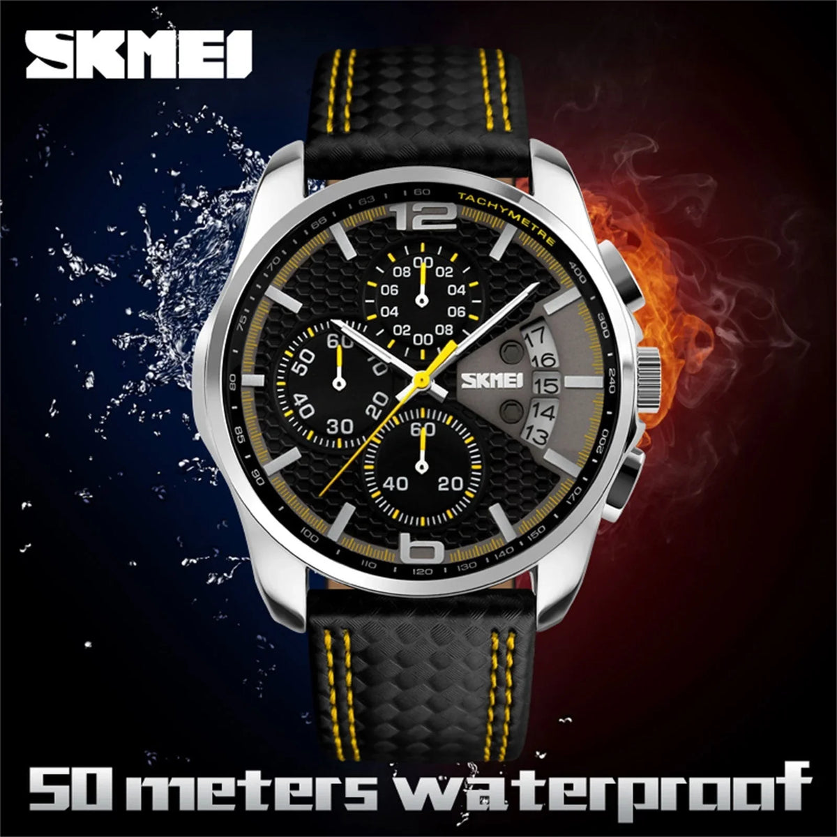 Large HLXD Luxury Men outfit Chronograph Fashion Face Waterproof Sports Analog Big Wrist Casual Watch Quartz Watches