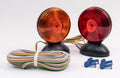 Solutions and Towing Kit, 2 C6300, Magnetic Red Amber Sided Light Hopkins Towing