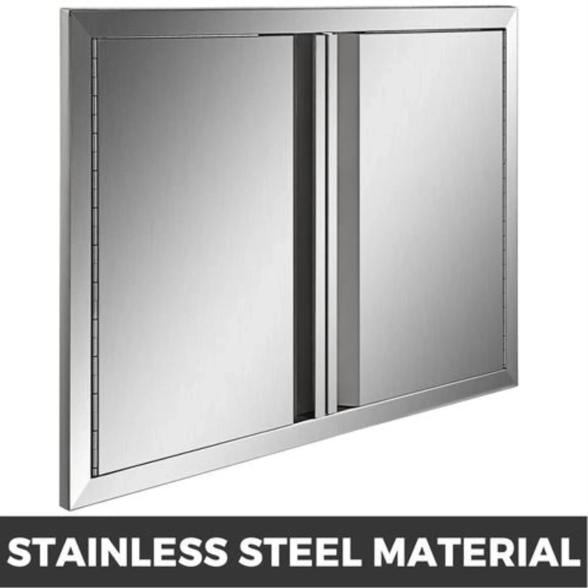 Kitchen 24"x Steel Door Access Island Double 24" Walled exterior Bbq Stainless
