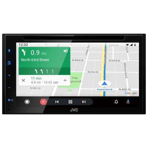 CD/DVD KW-V66BT 6.8" Bluetooth Player JVC Android Carplay Receiver+Camera
