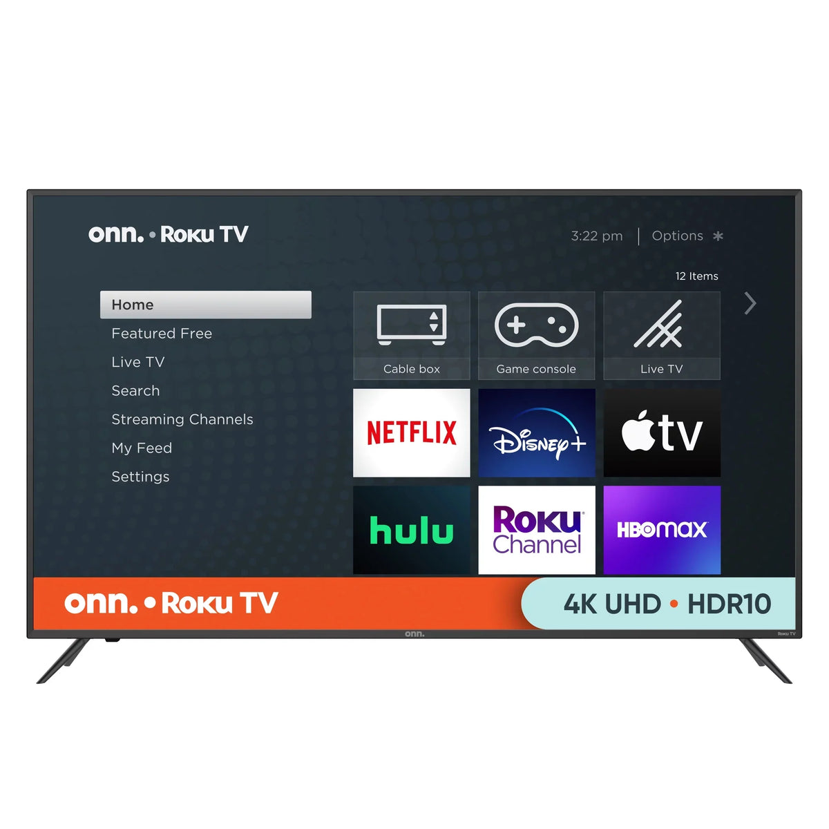 Roku HDR (2160P) 58” (100069454) LED Class 4K Smart onn. UHD TV