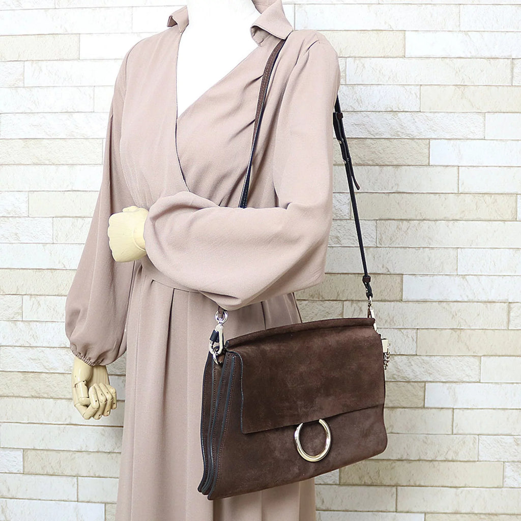 Shoulder Chloé Pre-Owned (Fair) Ladies Bag Brown Chloe