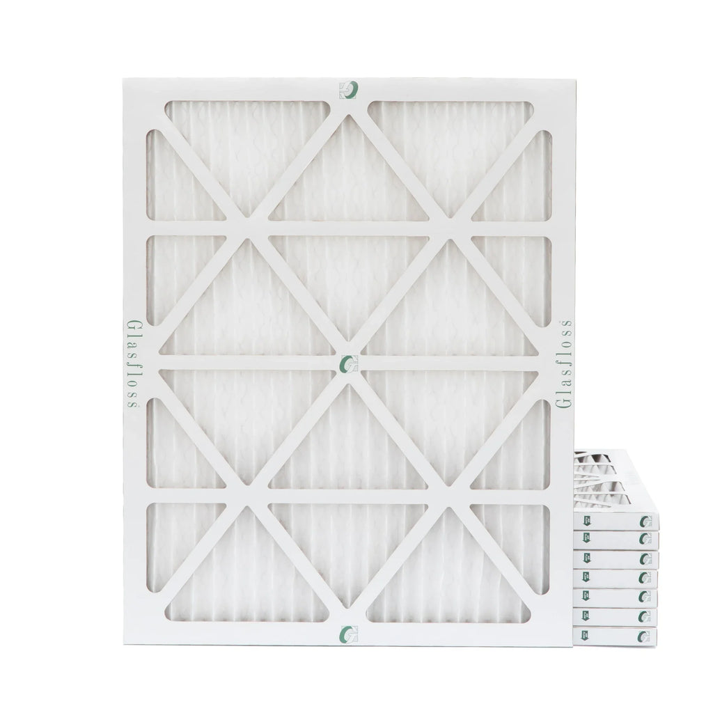 Filters 7/8 Pack 19-1/2 20x22x1 Industries. MERV Exact 10 x dimension: 21-7/8 Pleated ( 8 Glasfloss Furnace ) by Air x AC