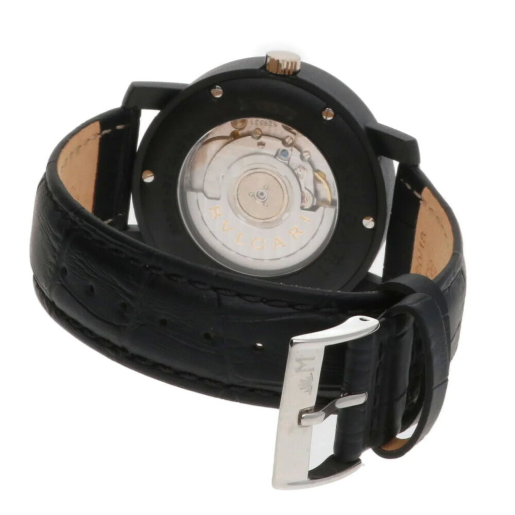men's BVLGARI Bvlgari (Good) carbon self-winding BB40CL watch Pre-Owned