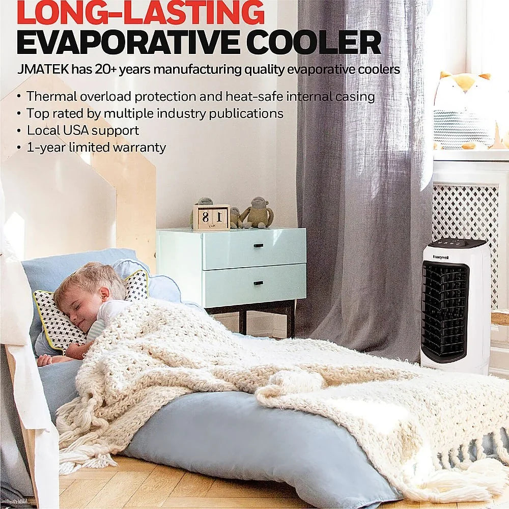Control Cooler) - with White Indoor Evaporative Remote Air Cooler (Swamp