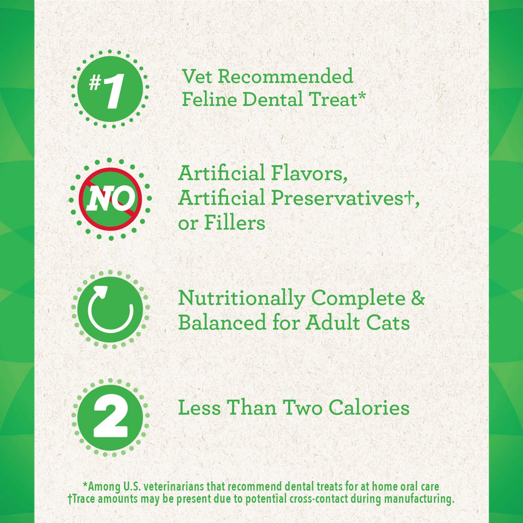 21 oz. Salmon Tub Flavor, Cat Dental Treats, Natural Savory Feline Greenies
