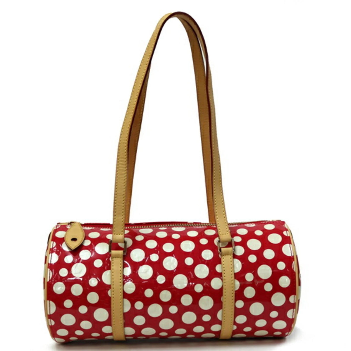 (Good) Pre-Owned M91425 Infinity Shoulder Ladies Bag Kusama Verni Papillon 30 Dot Yayoi