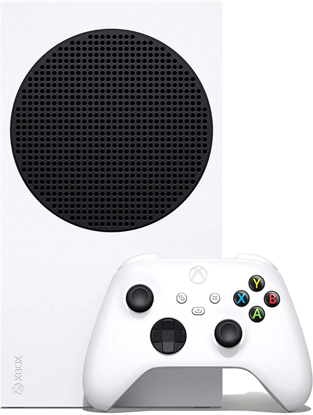 Xbox 1 Game 1440p White, liquid Series 512GB Gaming Resolution, Media Color Controller, All-Digital Playback Console 4K S - Xbox WiFi, Random + Bottle Streaming New Wireless