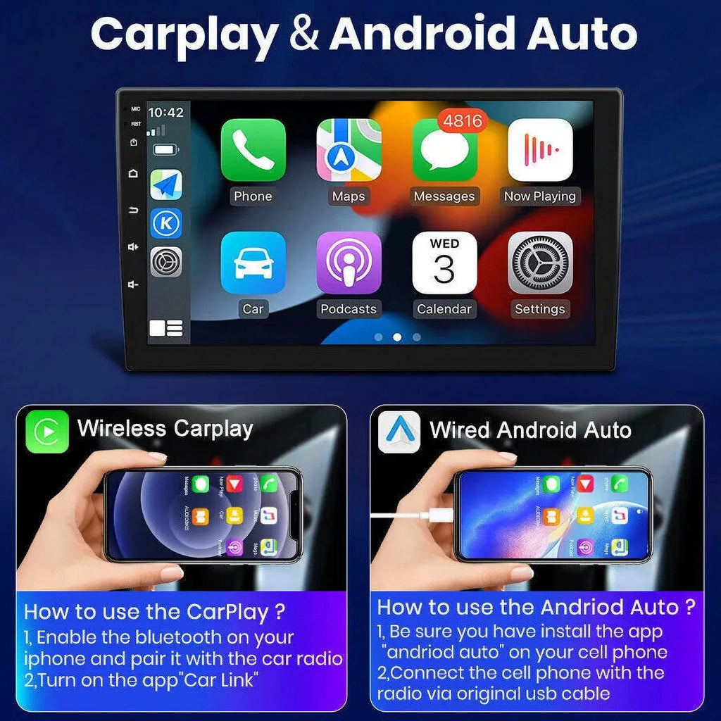 2006-2011 GPS Android Touchscreen for & Stereo FM BT 12 Car 1280*720 Navi Auto Carplay Honda Support inches Camera Backup 10.1 Radio IPS Car Android Civic 2+32GB