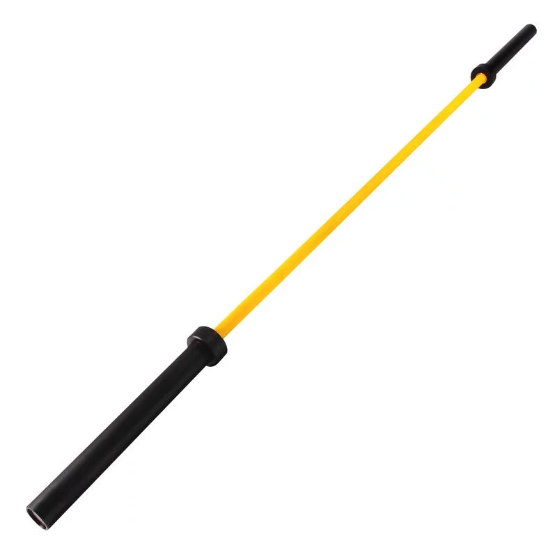 Weights Barbells,1000 Barbell Solid POUND Lifting Power Hard Lifting Chrome Olympic Chrome Bar Yellow