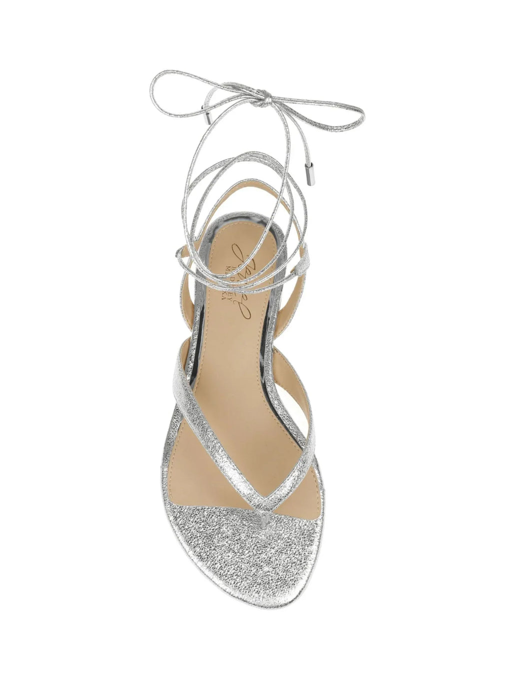 Lace-Up Strap Silver Padded outfit Nolana MISCHKA Sandals Ankle Womens BADGLEY Thong Toe Round 8
