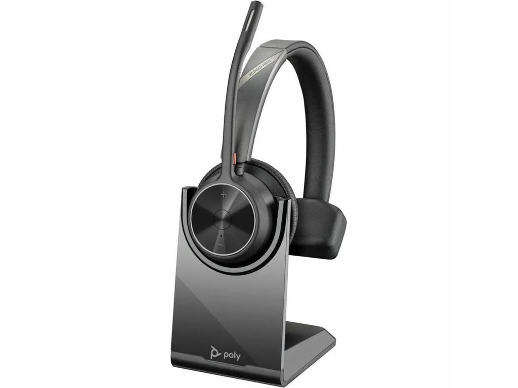 '- - with - kHz - Mono Monaural Hz Bluetooth 4310 Headset - 20 On-ear - 20 Condense... - Voyager Charge Ear-cup Stand USB-C Wireless Electret Assistant Siri, Over-the-head, - - - - 298.6 ft Poly
