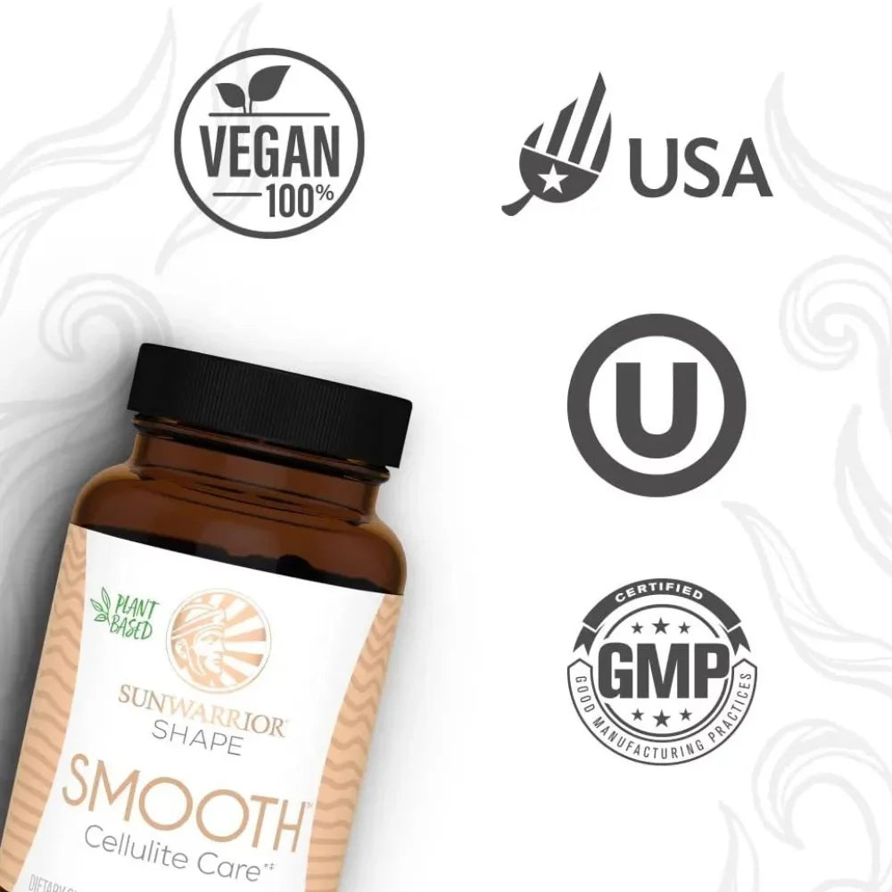 Ct | Cellulite C Supplements Sunwarrior Vitamin Vegan Smooth Care Care Skin 30 Capsules, Acid with Hyaluronic