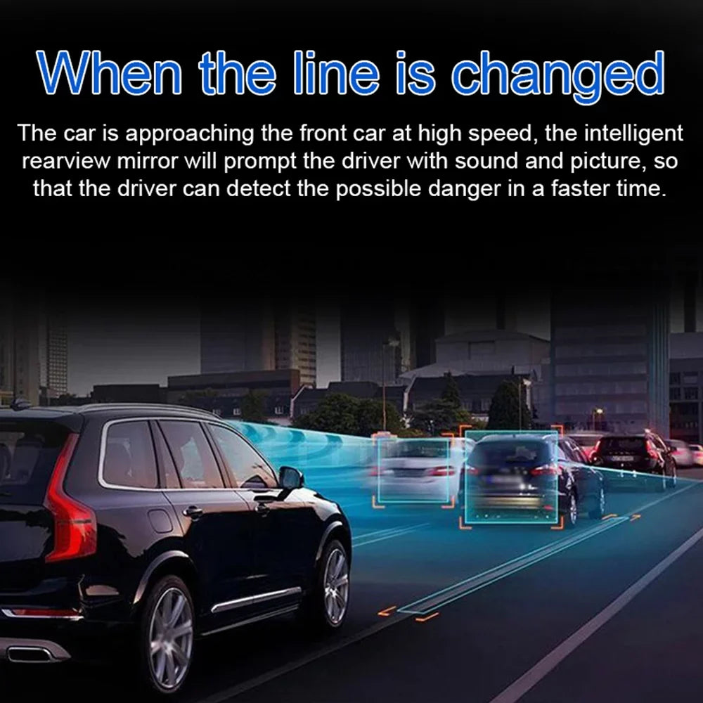 Night Recorder 170 Cam Lens Multi-language DVR Viewing Auto Recorder Wide Car Car Degree Video Dual 10.26in System Navigation Global Dash Positioning Car Angle