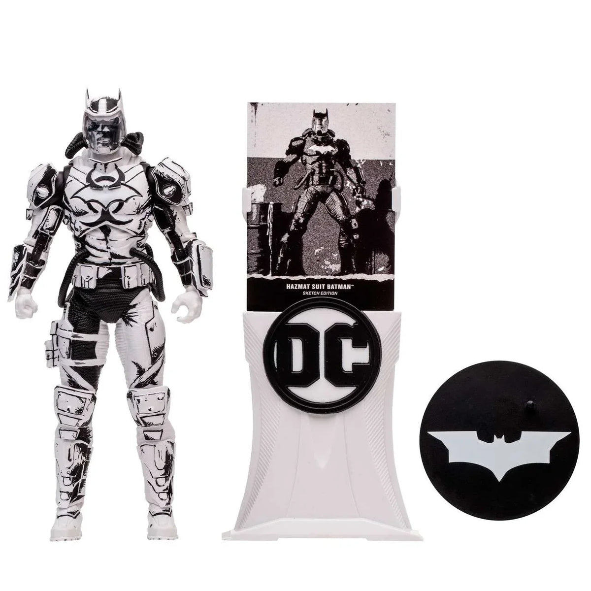 (Sketch McFarlane Edition, Figure Virus) Collection DC Amazo Label League: Batman Gold Suit The Action Justice Hazmat