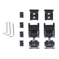 Jahy2Tech Jeep 2 Latch Catch Protection Black Front Hood - of Wrangler Increased Set Lock 07-18 JK for Vehicle