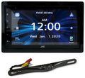 Monitor Carplay/Bluetooth/Android Car Cam JVC 6.8" Receiver+Backup KW-V660BT DVD