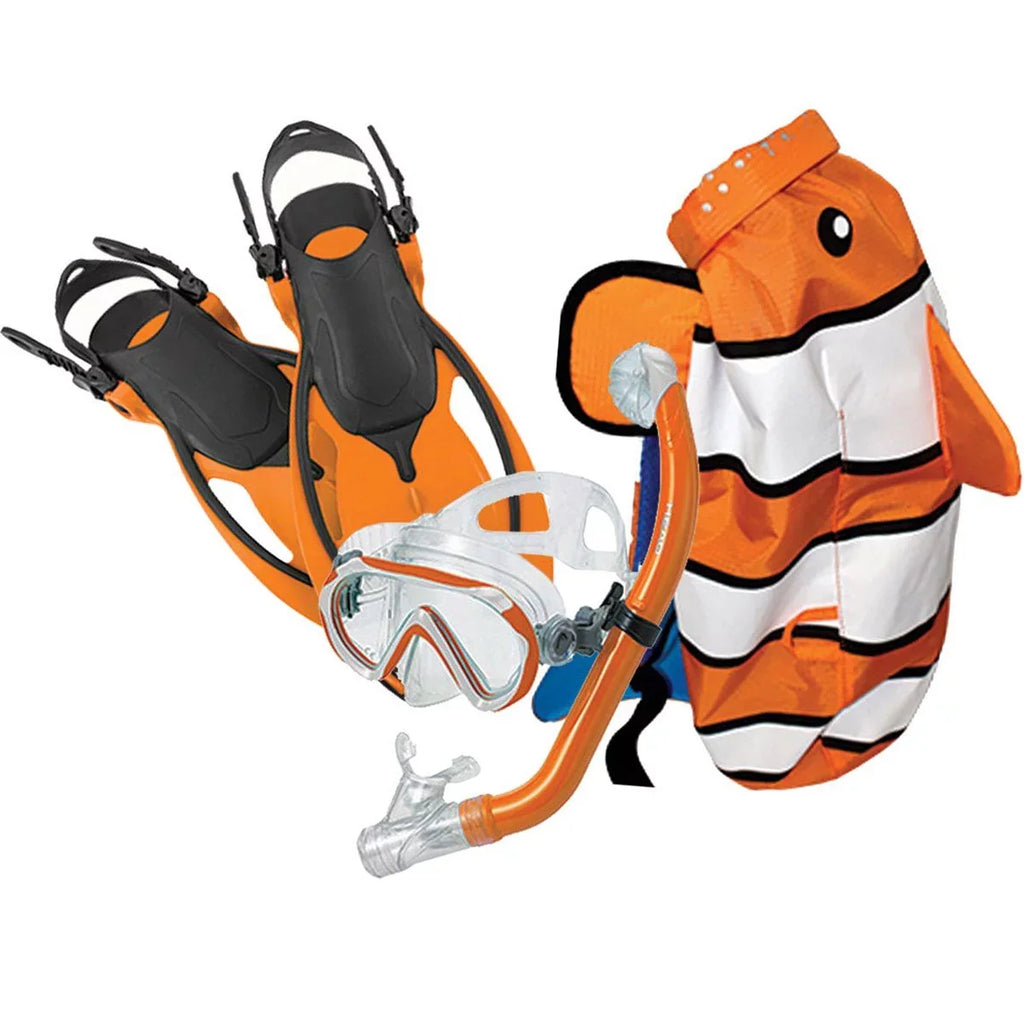 Sea & 480315SFSQULXL Fins Purple, Set, HEAD LXL Snorkel Premium Mask Pals Youth