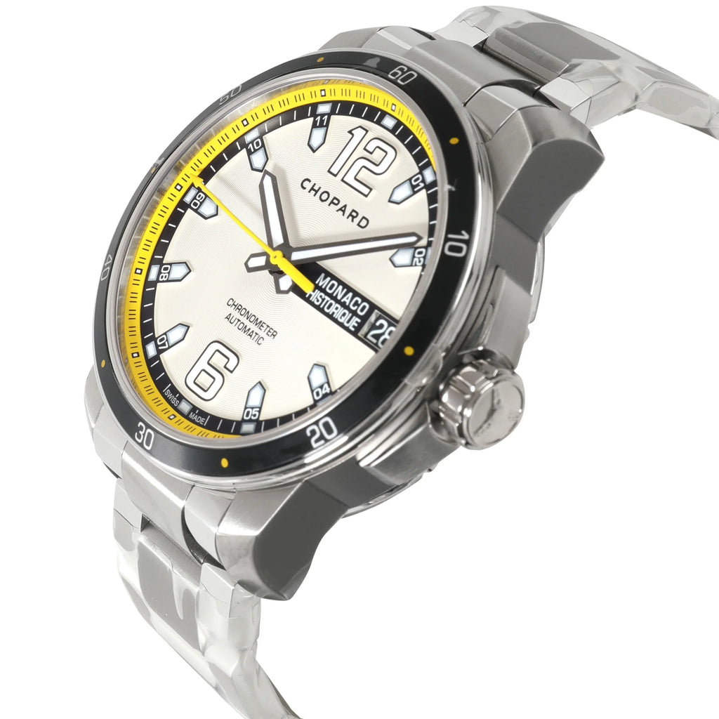 Men's Monaco Pre-Owned Historique Chopard Watch 158568-3991 in SS/Titanium