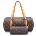 M51385 Monogram Brown Pre-Owned (Good) 351021 Papillon Handbag