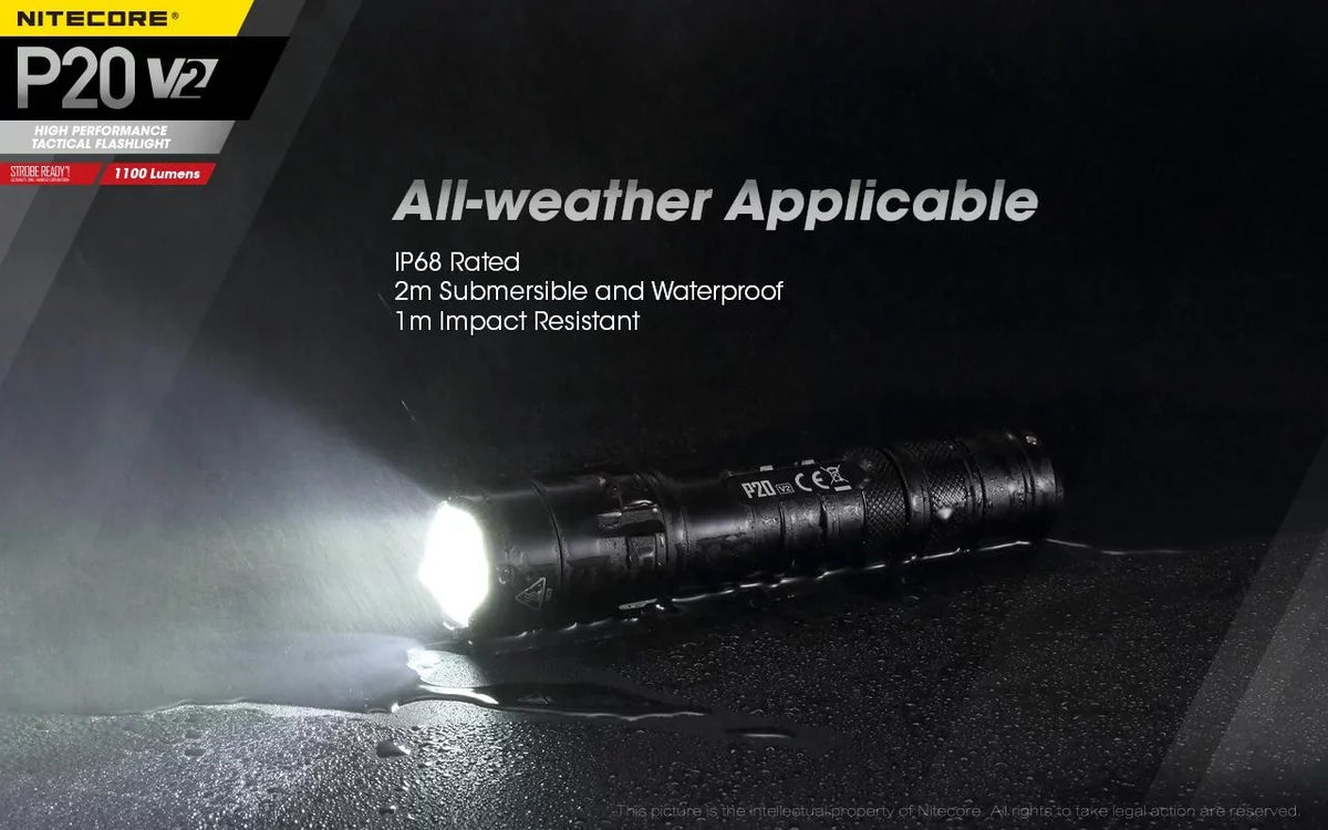 Tactical XP-L2 CREE LED +2x Charger CR123A V6 Nitecore Combo: Batteries Eco-Sensa w/NL183 Flashlight P20 1100 V2 D2 - Lumens Free - Battery,
