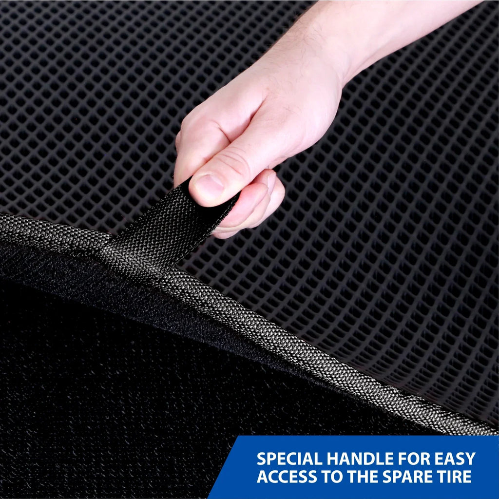 Mat Jeep Shape, Luggage Wrangler Cargo Trapping Cargo Fit with Custom Anti-Slip Technology Dimond for Trunk Liner, Heavy - Liner Waterproof, Duty GY004562 - Liquid 2019-2024 Liner & - Dirt Goodyear
