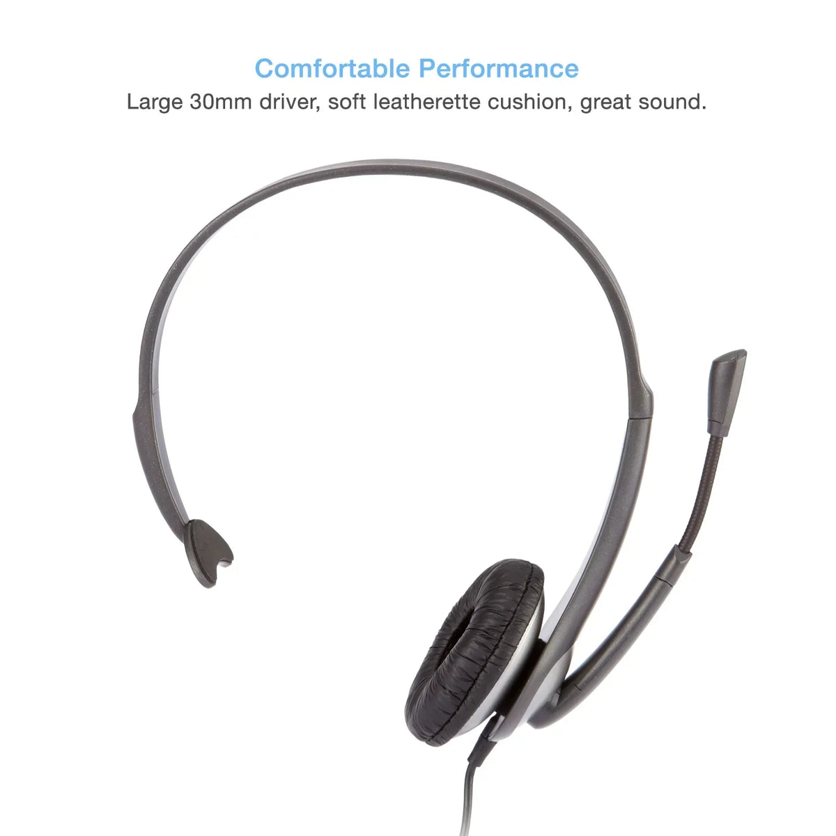 Microphone Mono Gray Cyber (AC-104) Y-Adapter Acoustics & - Headset w/
