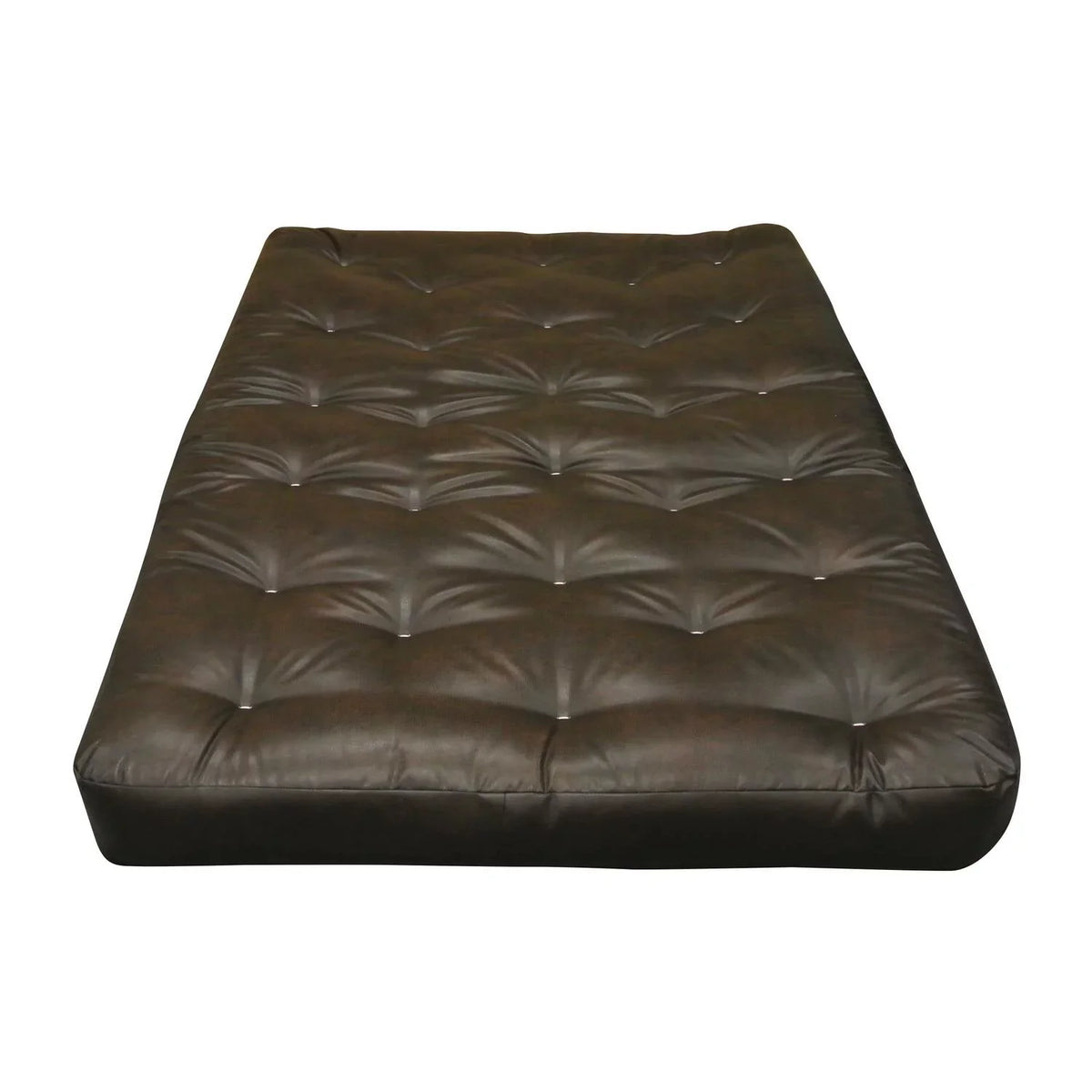 All #604 4" Mattress-Color:Leather,fabric:Cotton,Quantity:1 Futon Cotton King Leather