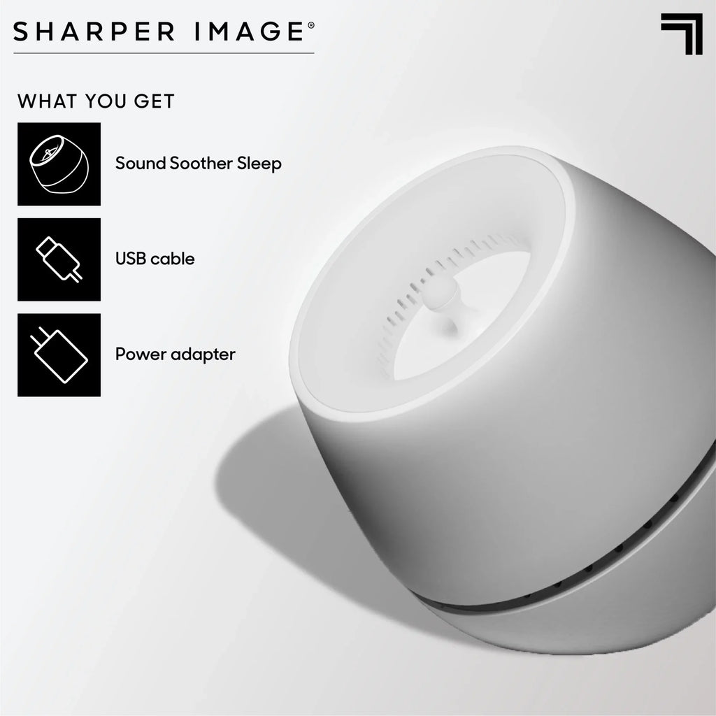 LED Sharper Noise Glow Wind, White With Image® Machine Soother Sound