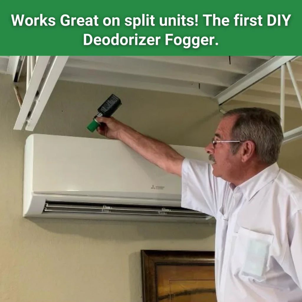 Treatment with Deodorizer Natural, System - Fogger HVAC Duct Aid All Multiple Mold of Concentrate and Thymol Air with Uses. - 4 Duct Plant-Based Pack