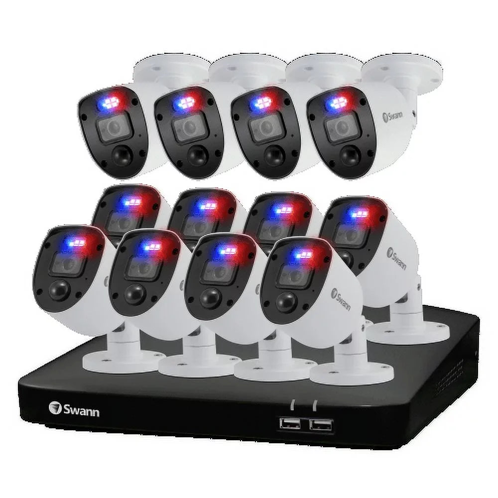 Swann 1080p DVR Camera 12 16 System Channel Full Enforcer HD Security