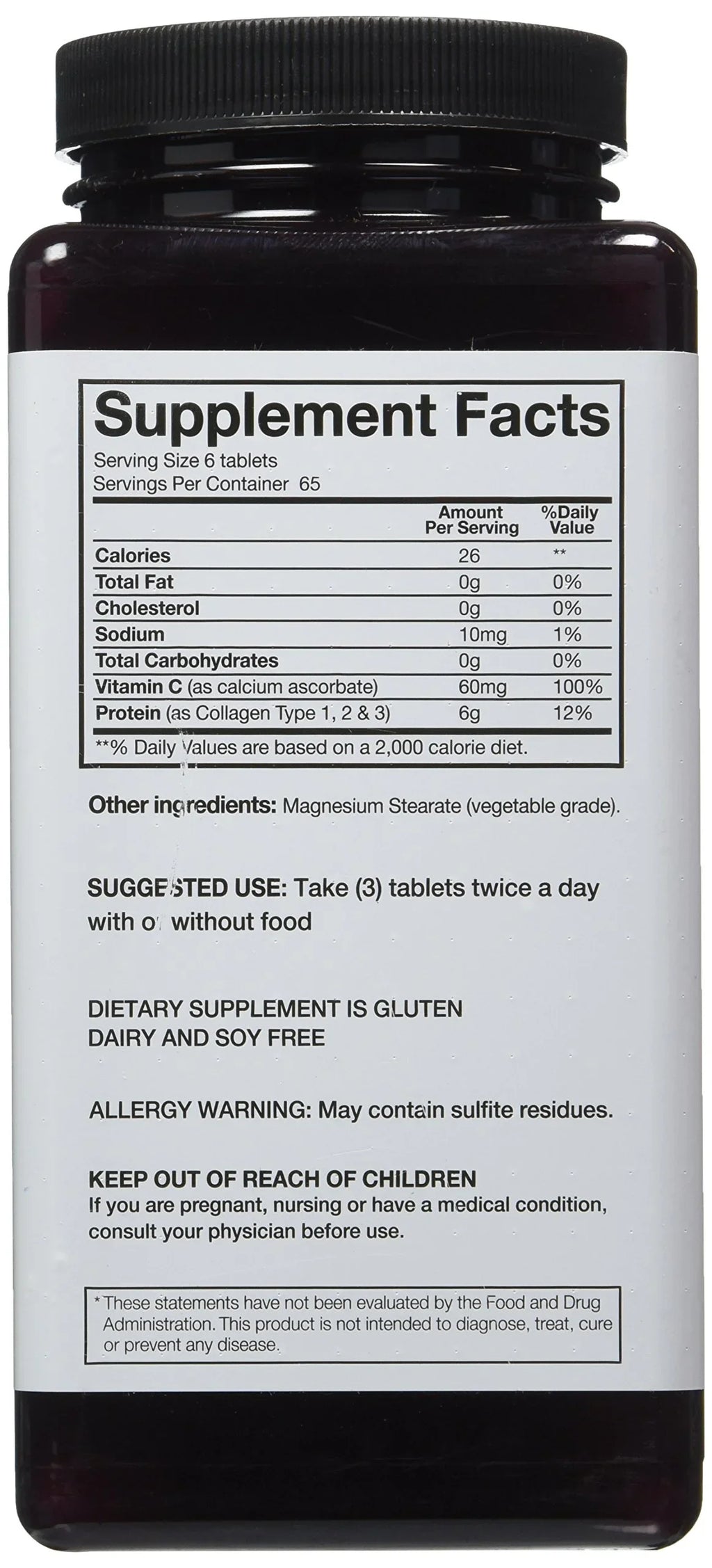 Tablets Advanced Collagen 390 Youtheory ct Formula -