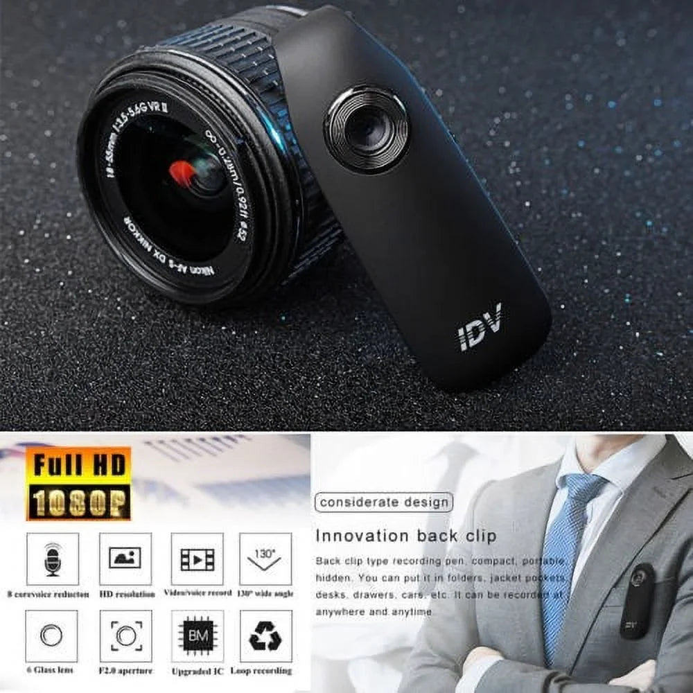 Body 12MP Action Motorcycle Bike Dash Cam 1080P Camera Camcorder Mini Motion