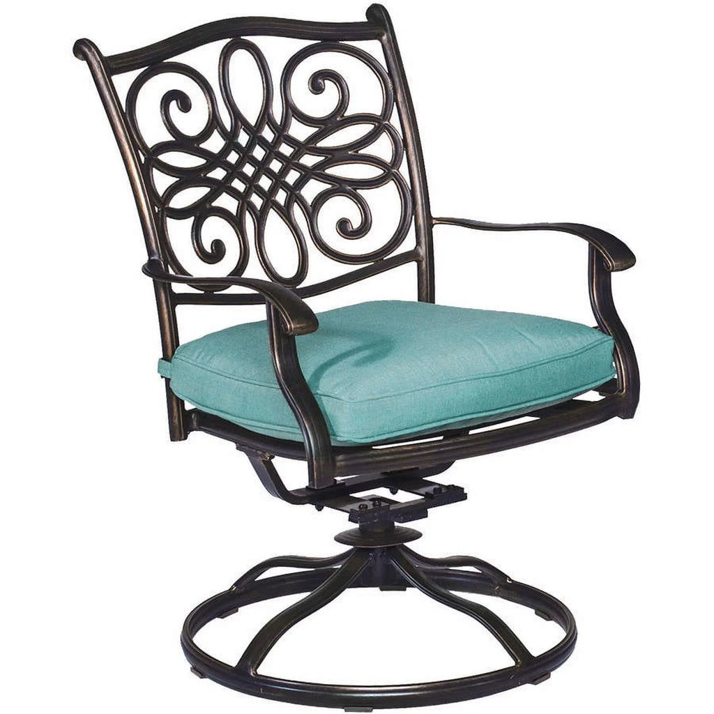 3-Piece Cambridge exterior Rockers Set Bistro Swivel Seasons with