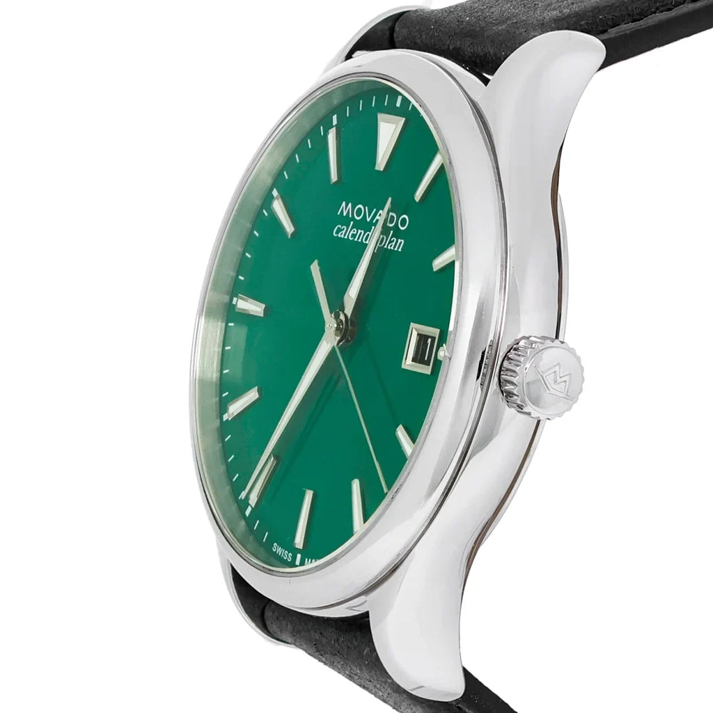3650156 Quartz Watch Movado Green Heritage Men's Dial