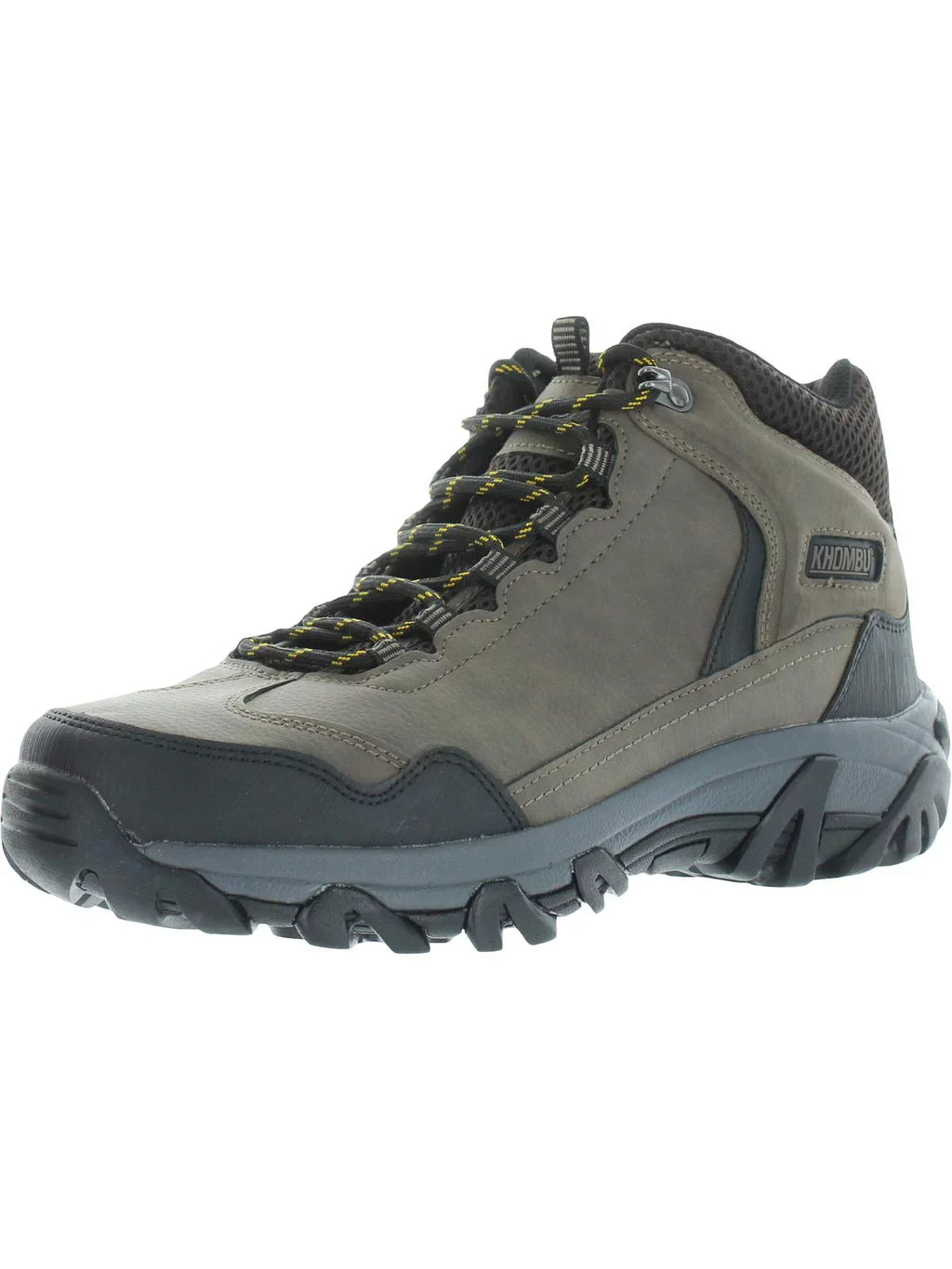 Memory Mens Faux Hiking Leather Khombu Foam Boots